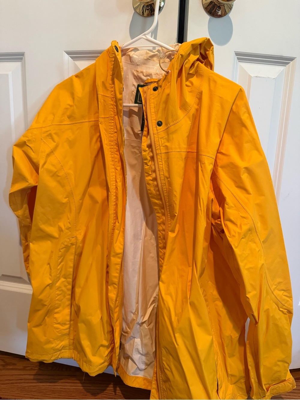 L.L. Bean Yellow Women’s Rain Jacket